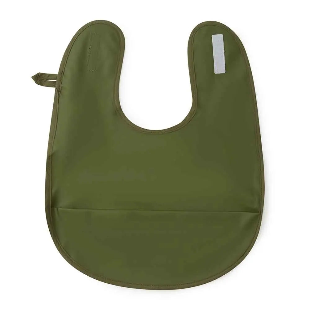 Bib Snuggle Hunny Olive Snuggle Baby Bib Waterproof Snuggle Hunny
