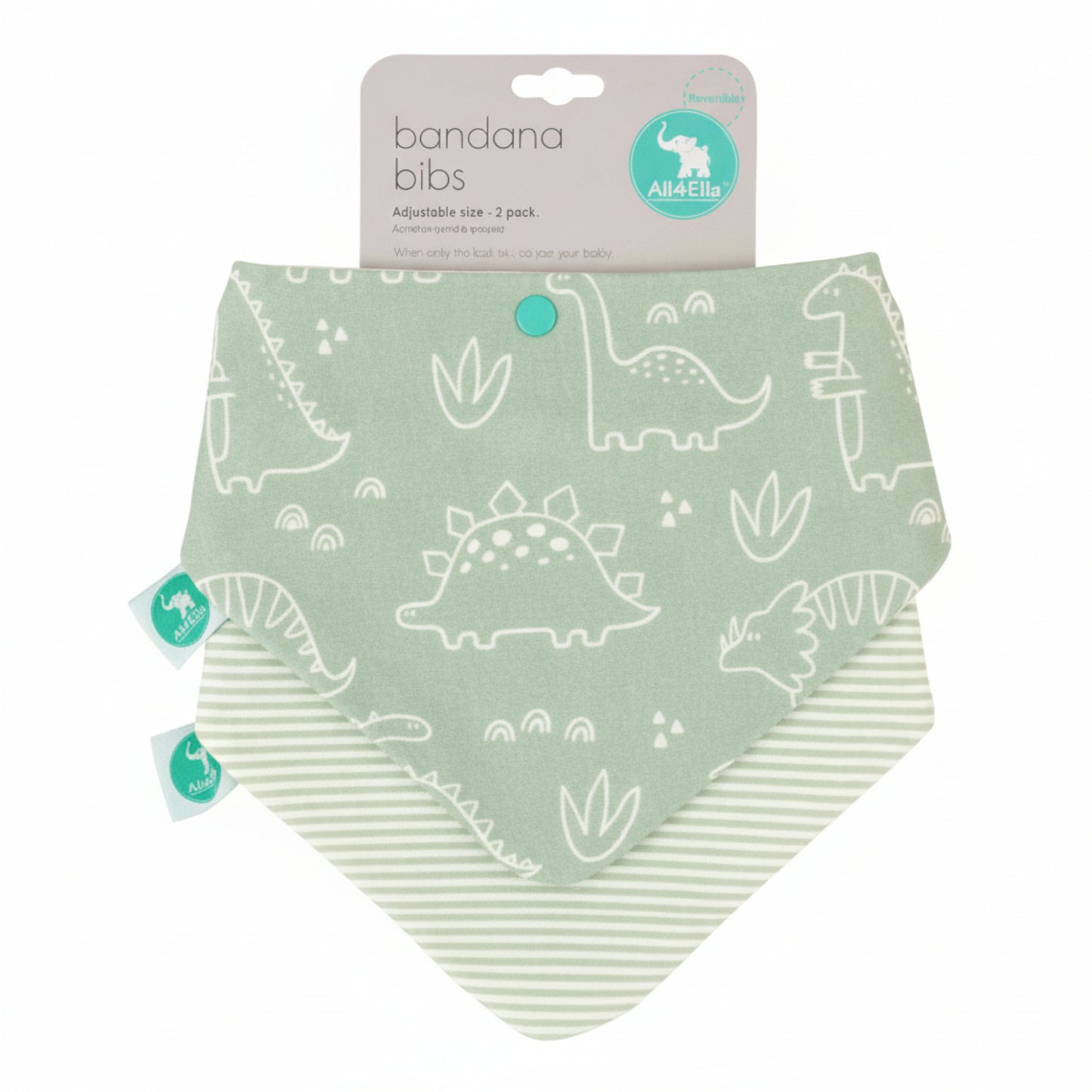 Bandana Bibs 2 pack - All4Ella
