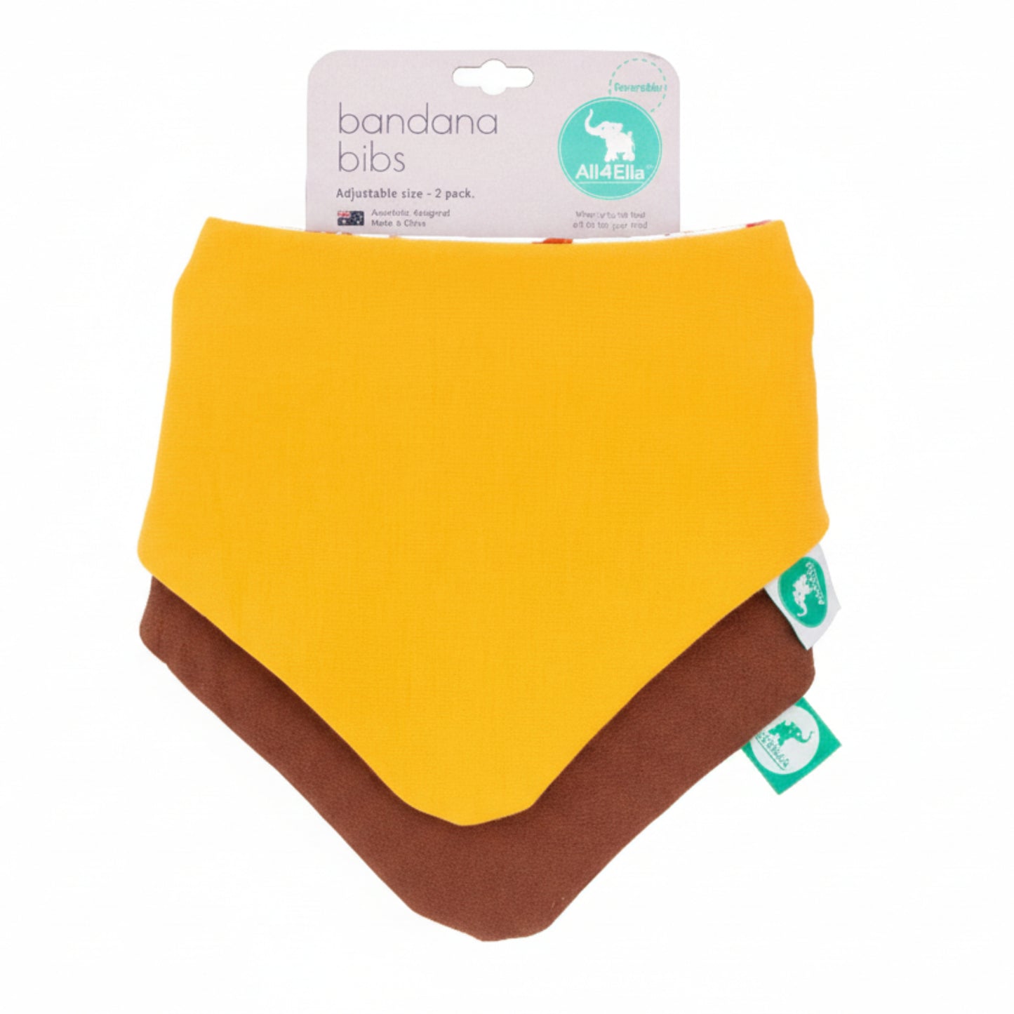 Bandana Bibs 2 pack - All4Ella