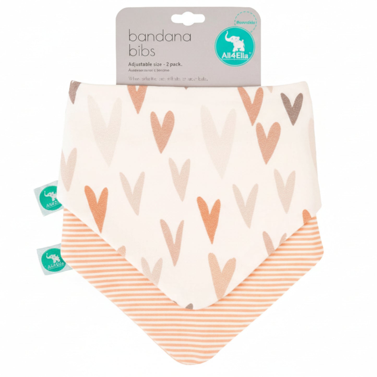 Bandana Bibs 2 pack - All4Ella