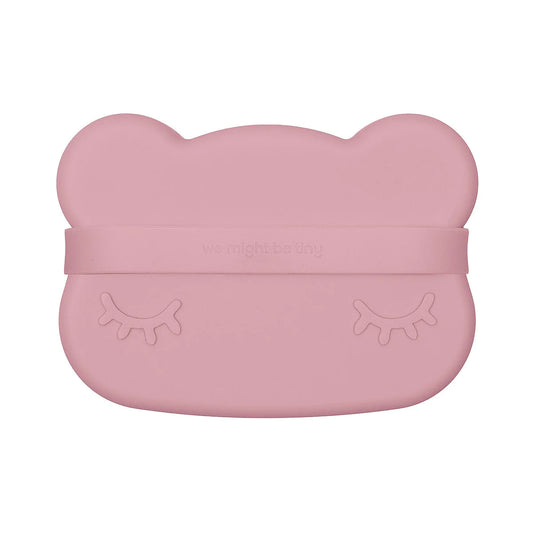 Bear Snackie® - Silicone Bowl & Plate (Blue or Pink) - We Might Be Tiny