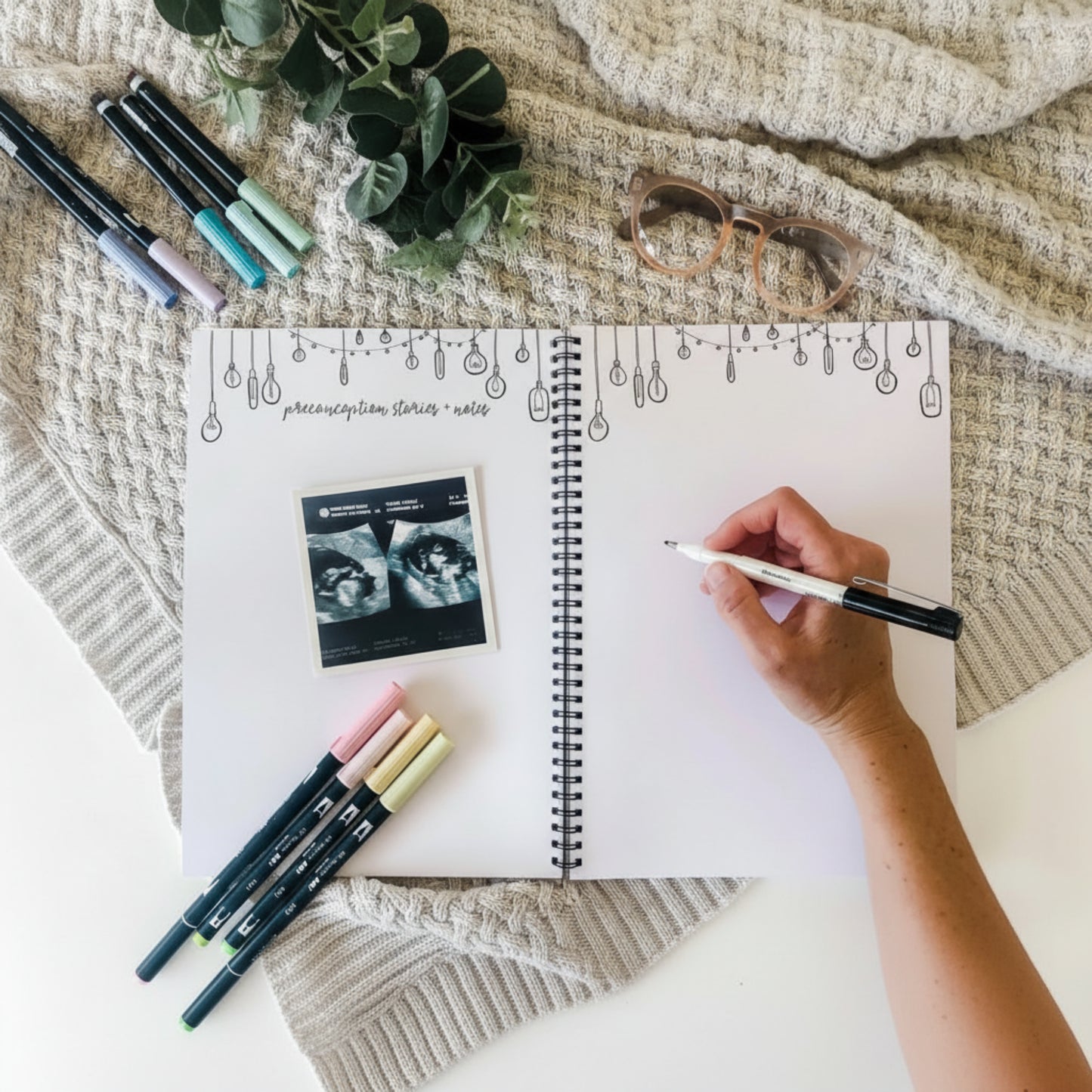 Keepsake Gifts The Monochrome Bump Book Blueberry Co Memory Books 49.95