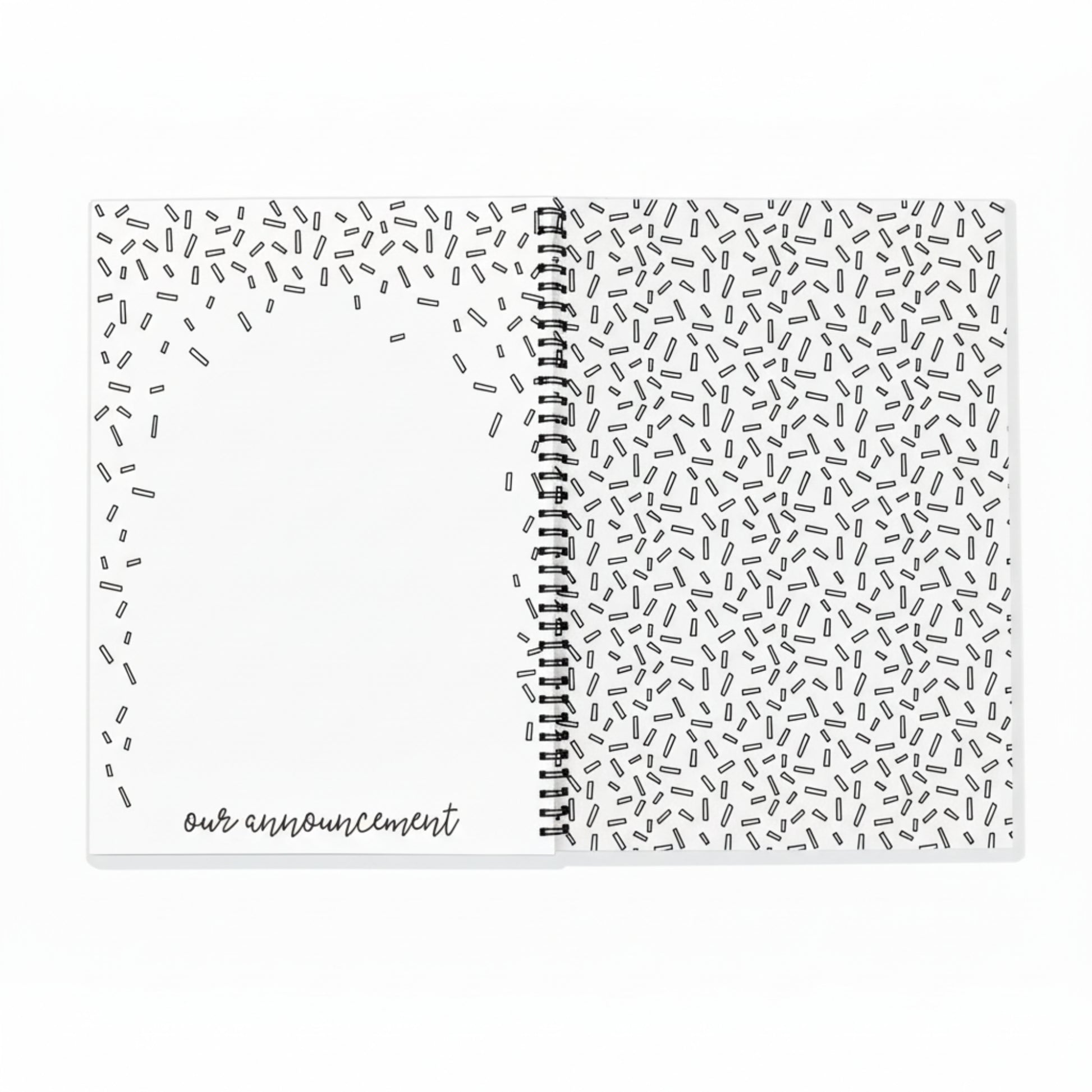 Keepsake Gifts The Monochrome Bump Book Blueberry Co Memory Books 49.95