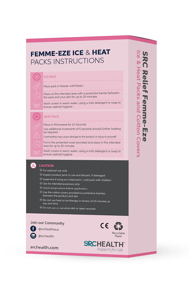 Relief Femme-Eze Perineum Ice & Heat Packs - SRC Health