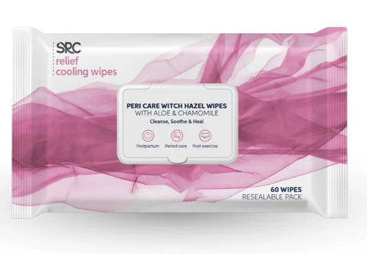 Postpartum Peri & Haemorrhoid Care (60 Wipes) - SRC Health