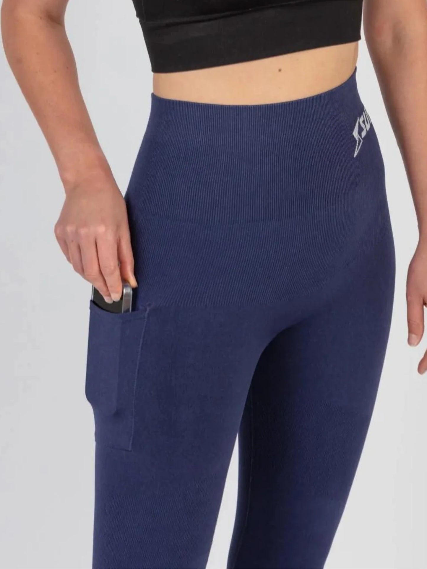 Patented Charlotte Coretech Postpartum 7/8 Recovery Leggings with Pocket - Supacore