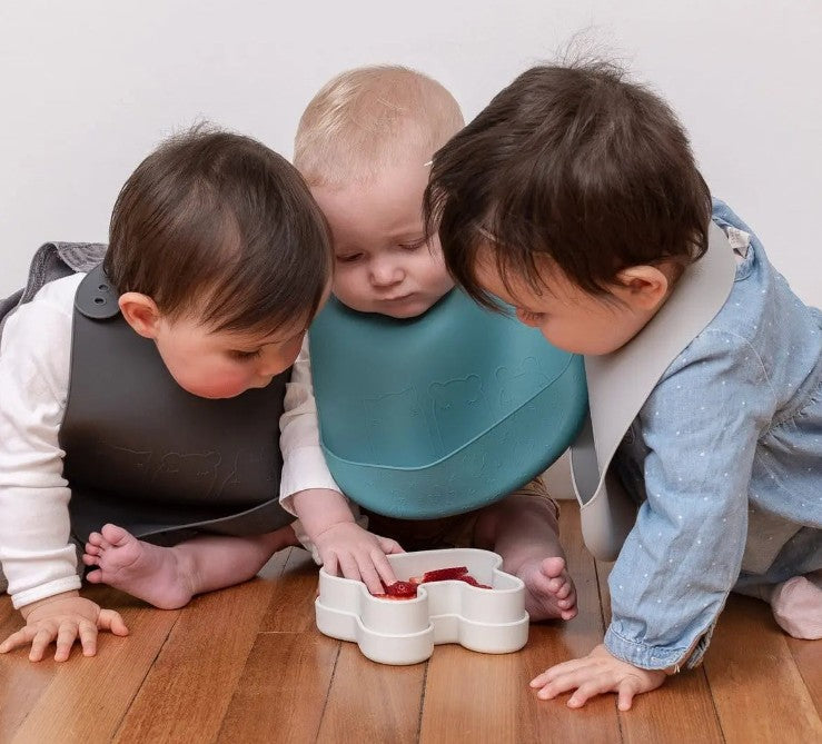 Catchie Bibs - 2 Pack Silicone Baby Bibs - We Might Be Tiny