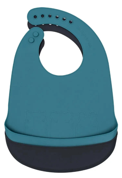 Catchie Bibs - 2 Pack Silicone Baby Bibs - We Might Be Tiny