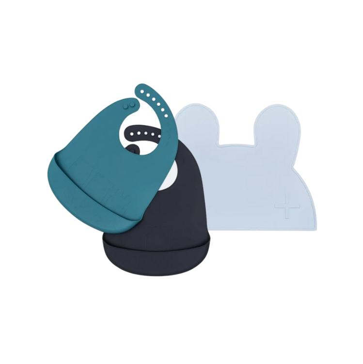 Catchie Bibs + Bunny Placie Combo Set - We Might Be Tiny