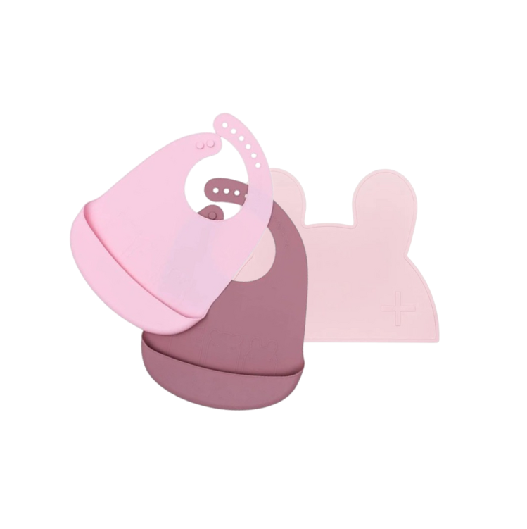 Catchie Bibs + Bunny Placie Combo Set - We Might Be Tiny