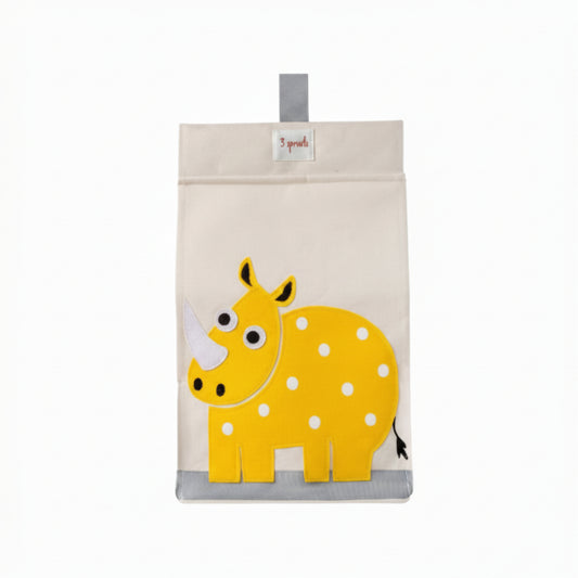 Nappy Stackers Baby  Diaper Stacker - Yellow Rhino 3 Sprouts 34.95