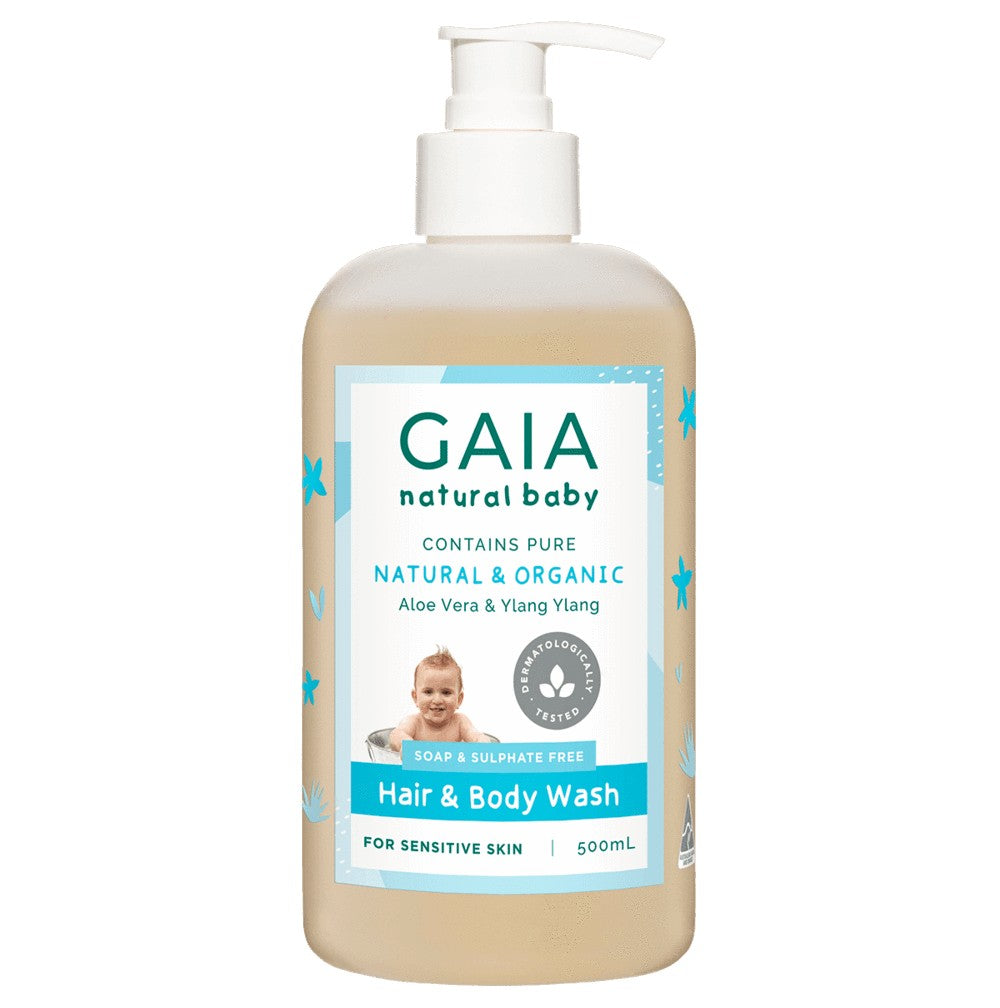 Shampoos & Soap GAIA Bath and Body Wash for baby - 500ml with Free Pump Gaia 15.95