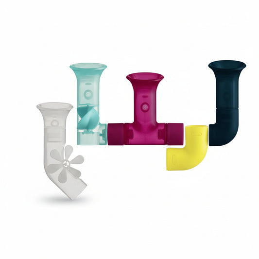  Pipes Building Bath Toy - navy yellow Tomy 19.95